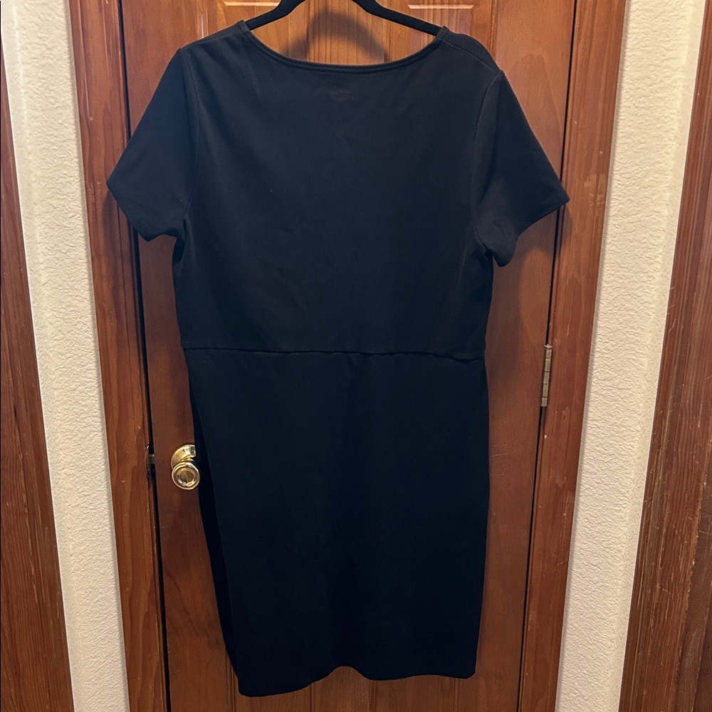 Duluth Trading Co Black Short Sleeve Mini Dress - Picture 6 of 6